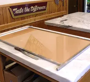 photo of a fresh slab of fudge