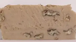 slice of maple walnut fudge