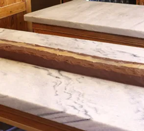 photo of slabs for cooling fudge